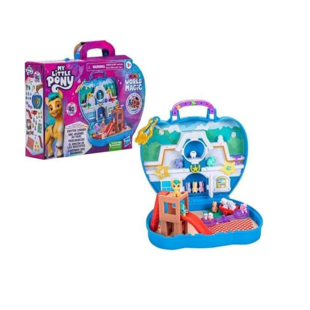 Hasbro My Little Pony Magic Critter Corner ფიგურა ჩანთა და აქსესუარები