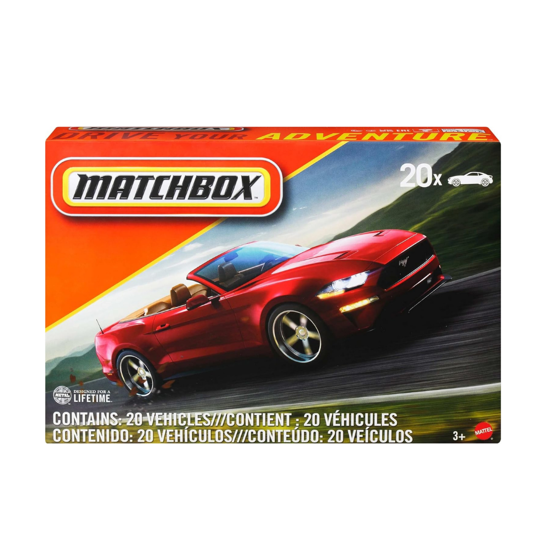 Mattel Matchbox საკოლექციო მანქანების ნაკრებიბი 20ც
