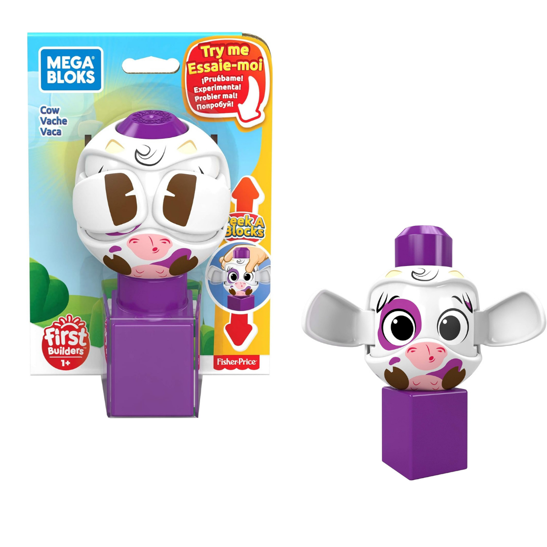 Mattel Mega Bloks პირველი მშენებელი ძროხა