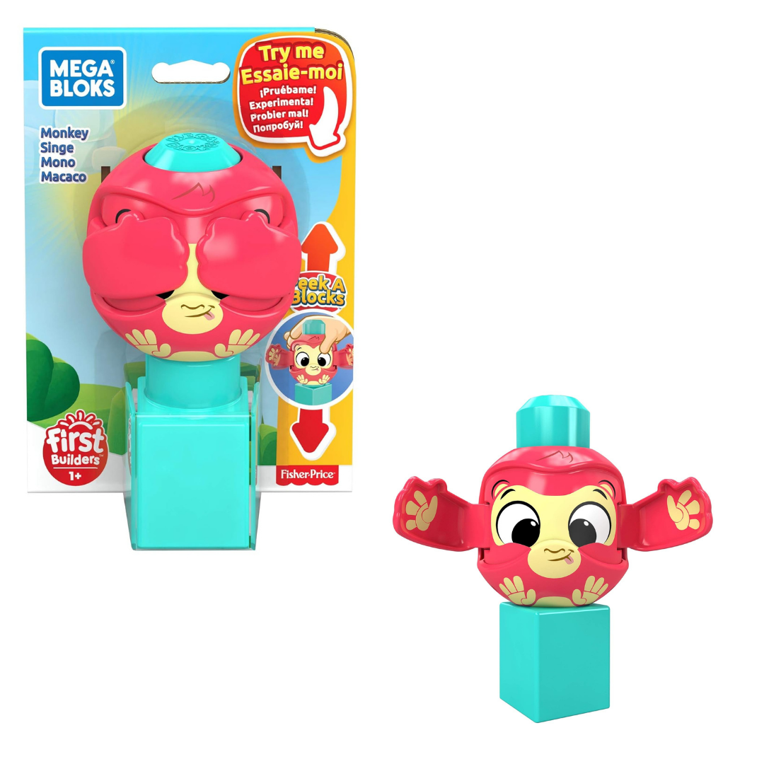 Mattel Mega Bloks პირველი მშენებელი მაიმუნი