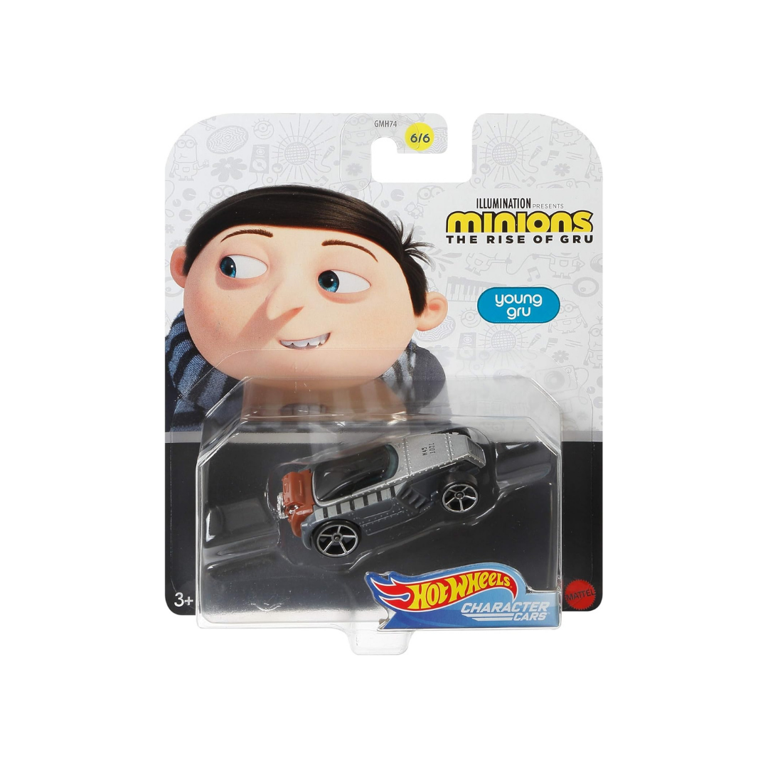 Hot Wheels მინიონების მანქანები Young Gru