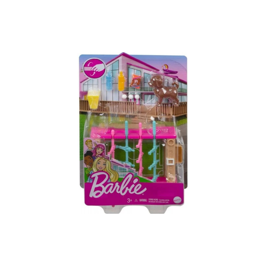 Mattel Barbie Mini Playset with Pet Asst