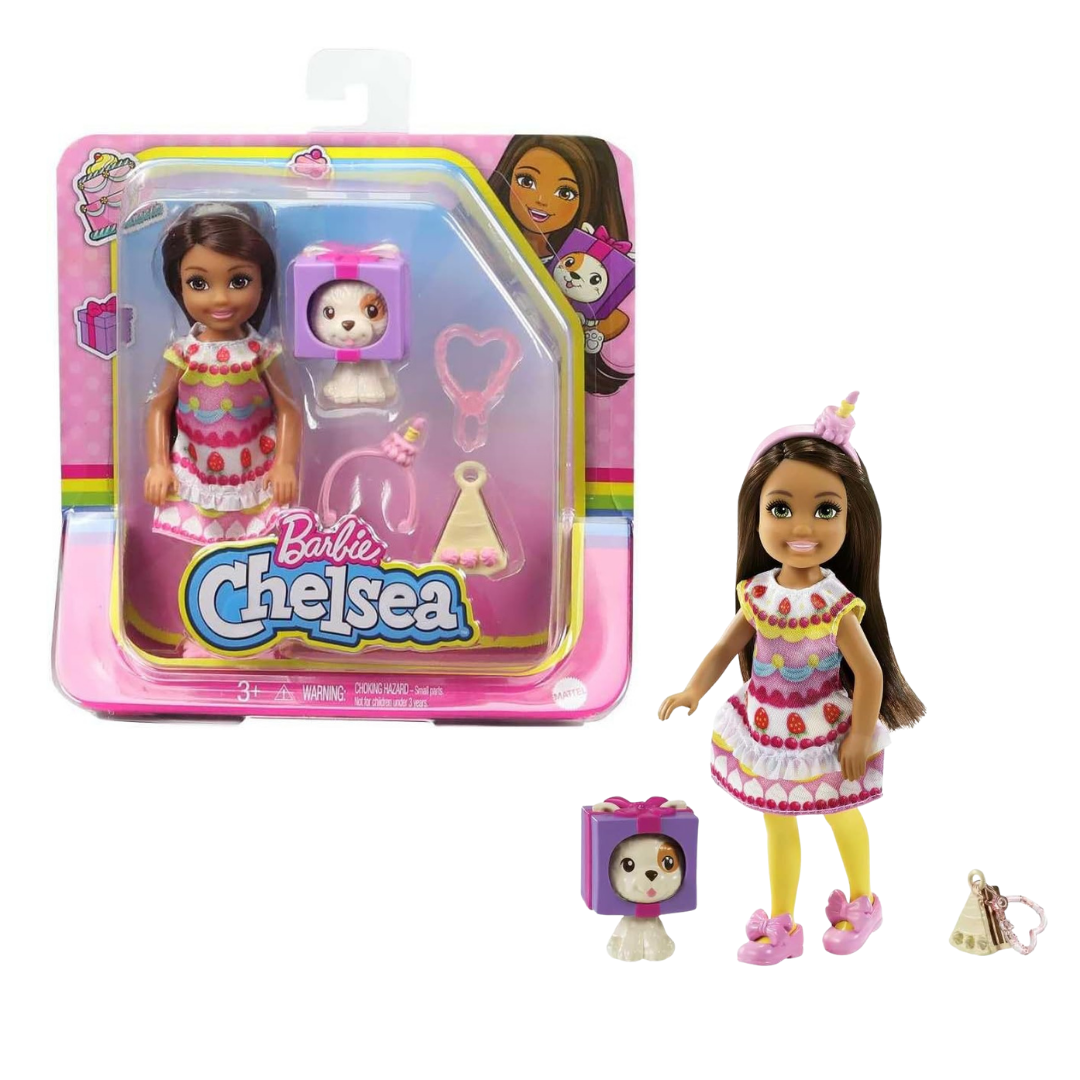 Mattel Barbie ჩელსი ტორტის ფორმით