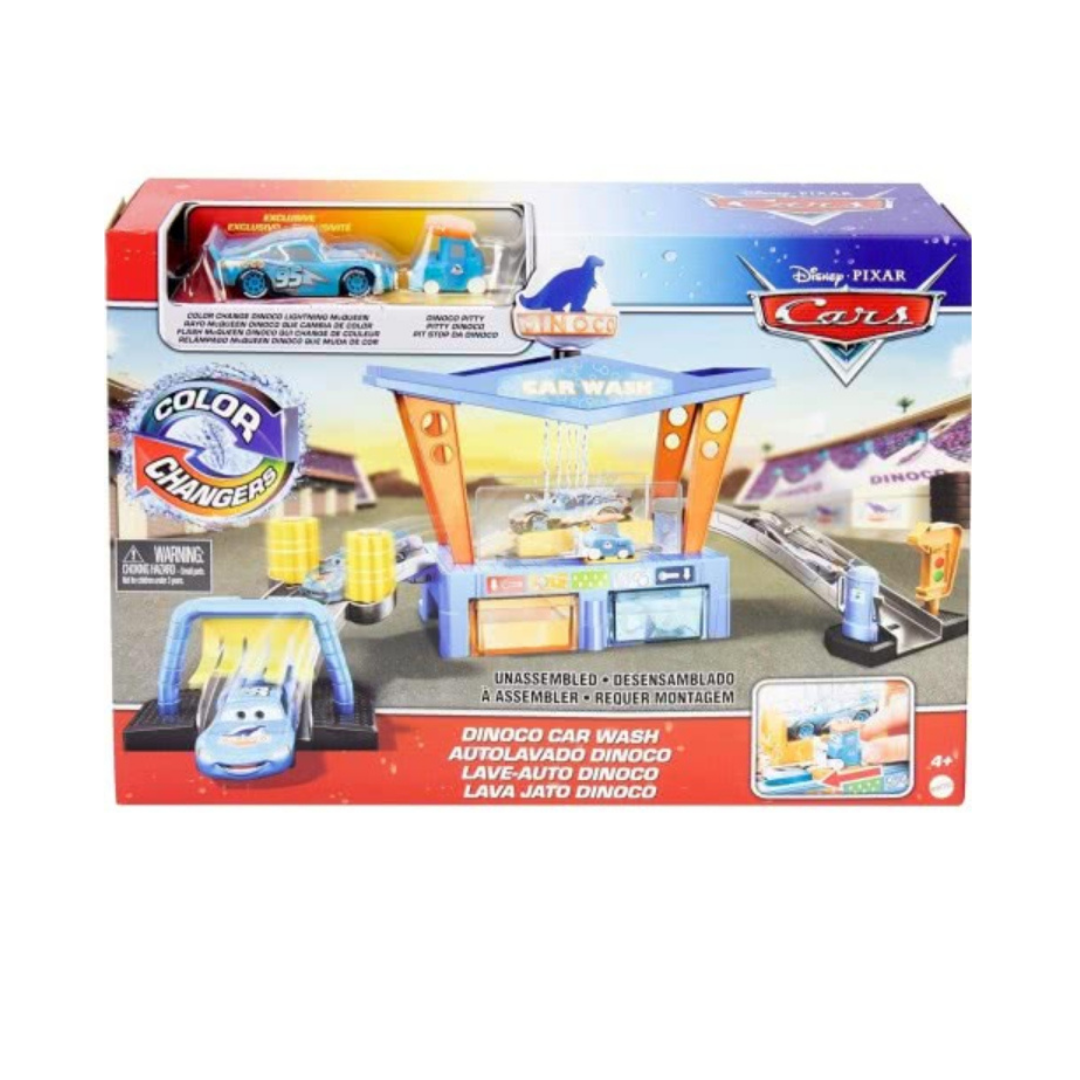 Mattel Disney Pixar Cars Color Changes Dinoco Car Wash