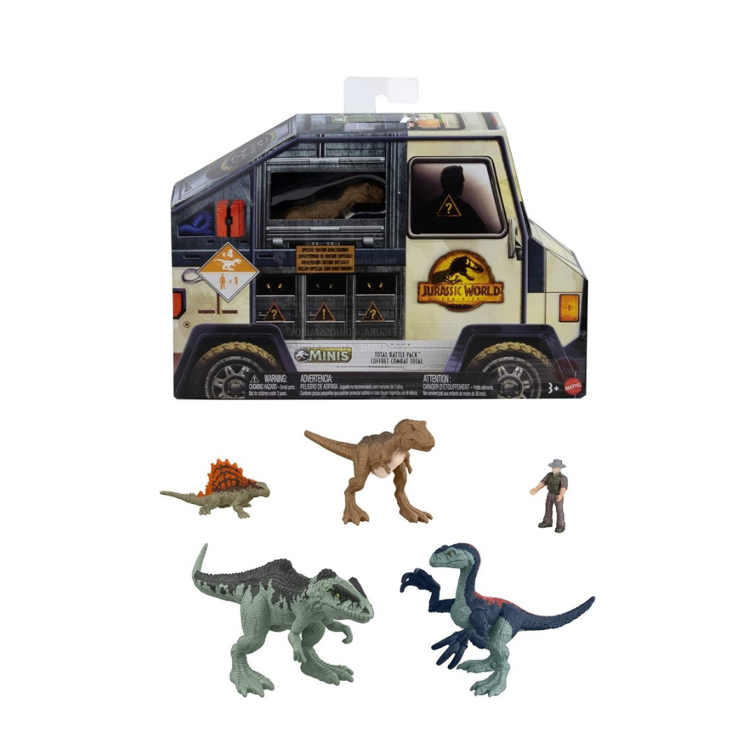 Mattel Jurassic World Minis Multipack Battle Figures