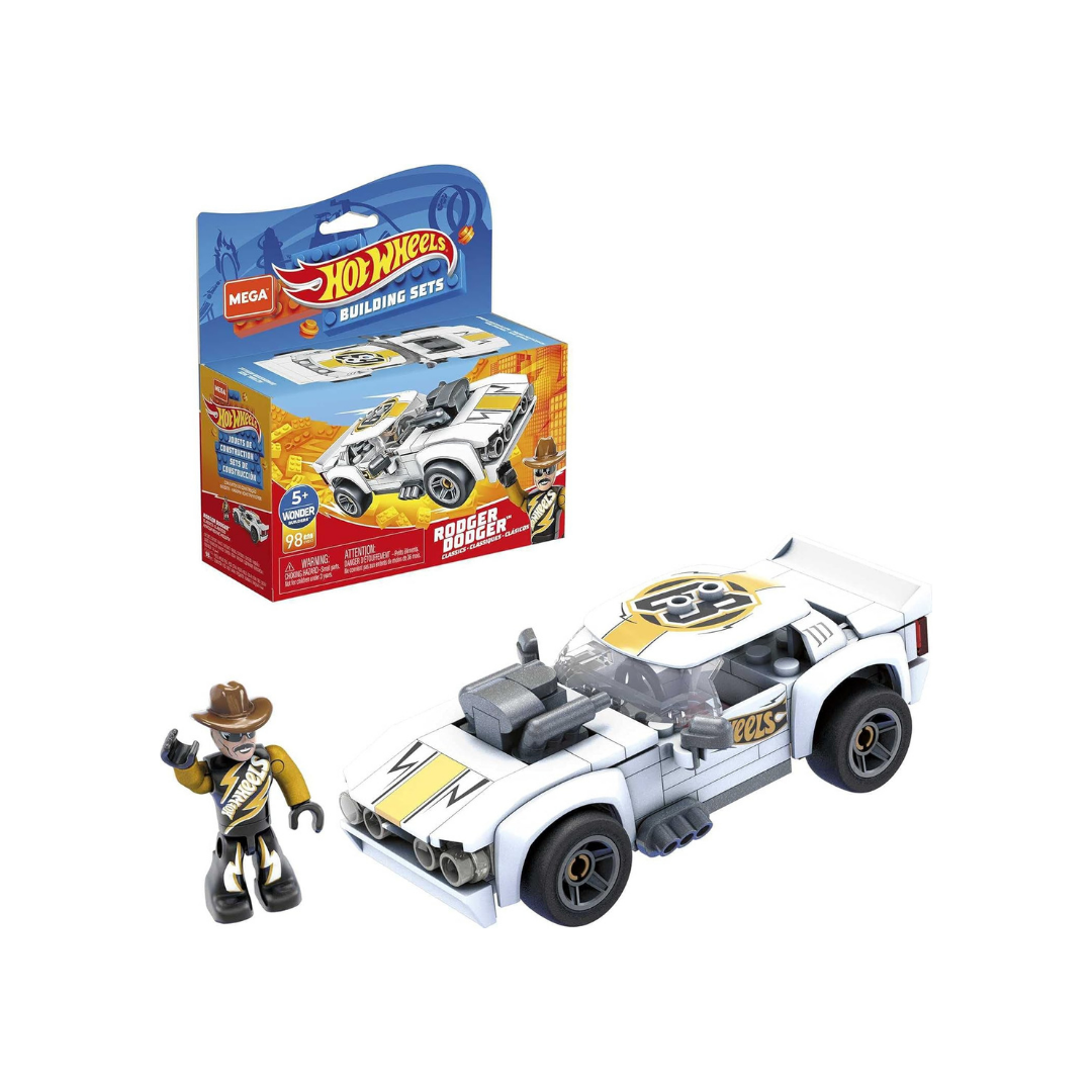 Hot Wheels სარბოლო კონსტრუქტორი მანქანა თეთრი