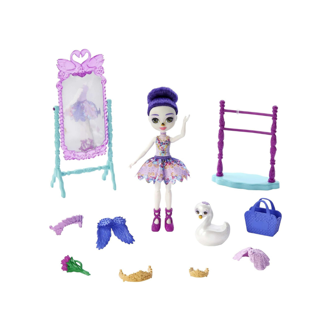 Mattel Enchantimals თოჯინა დიდი საბალეტო სტუდიით
