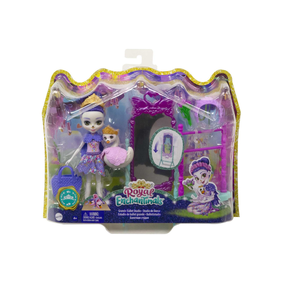 Mattel Enchantimals თოჯინა დიდი საბალეტო სტუდიით