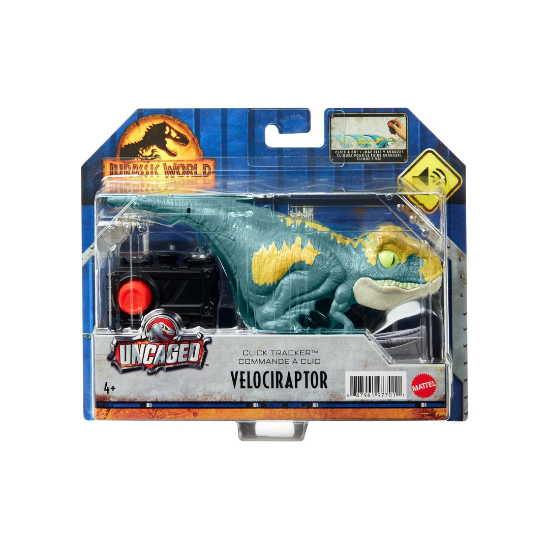 Mattel Jurassic World yellowciraptor ფიგურა
