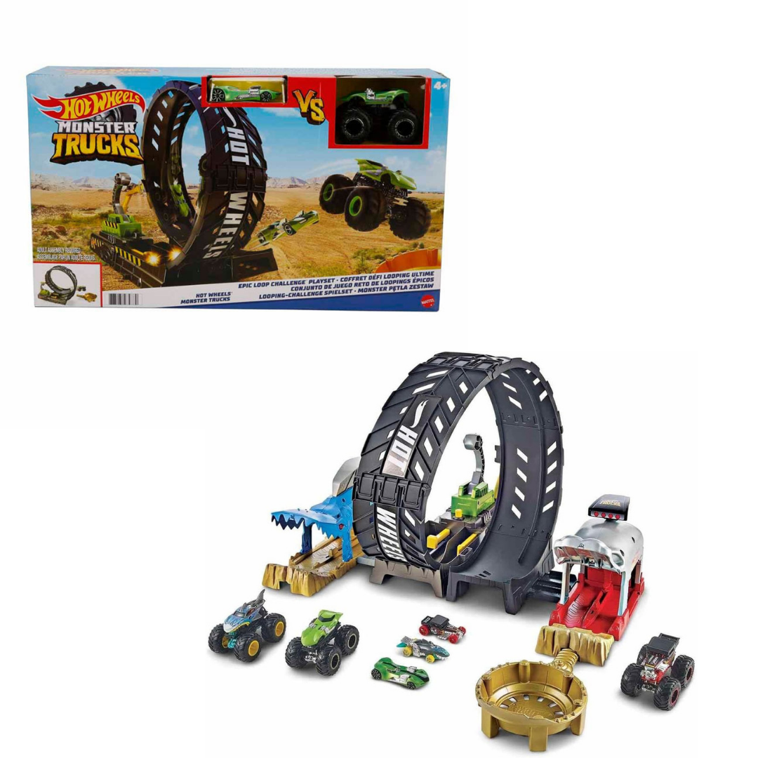 Hot Wheels Monster Trucks Epic Loop Challenge Playset