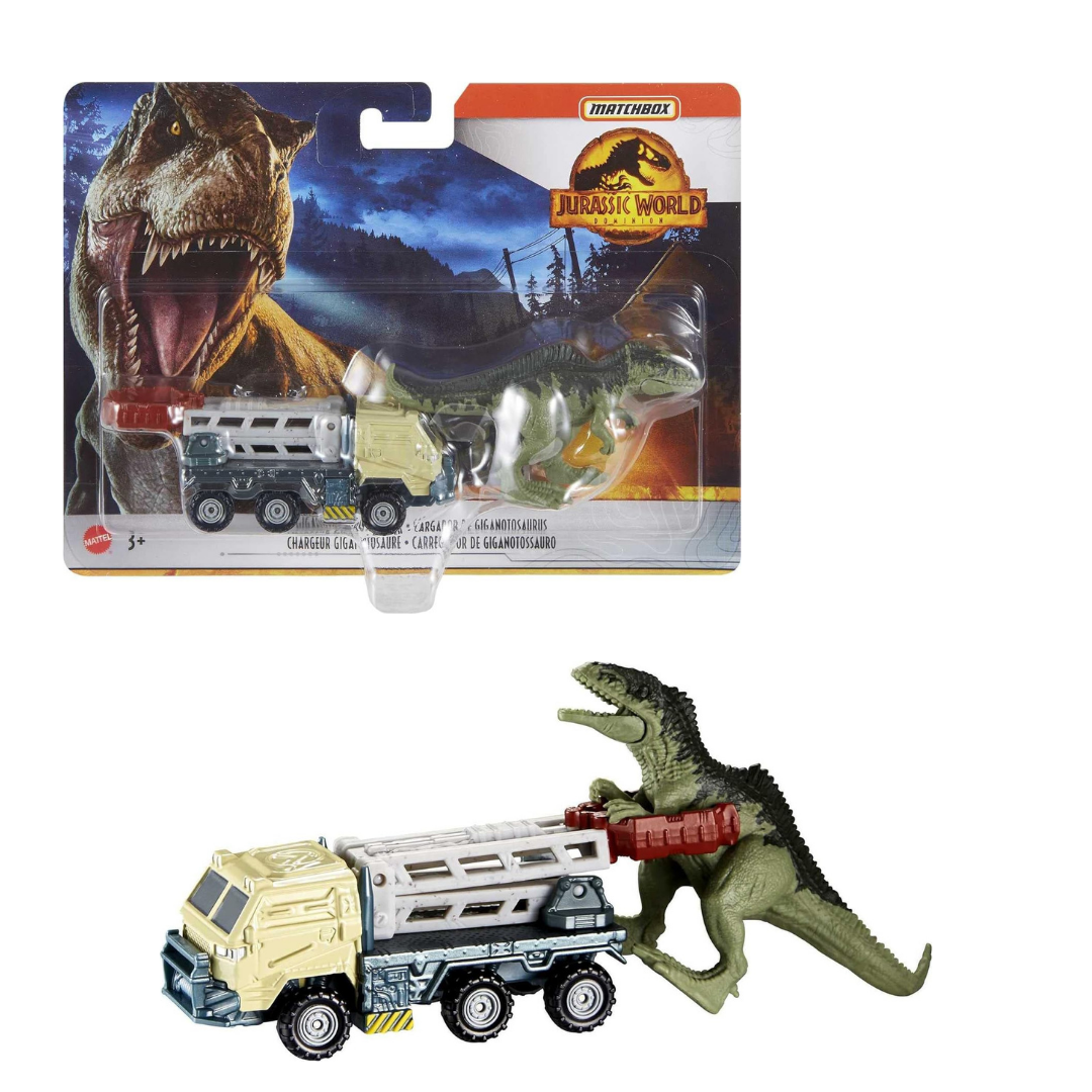 Mattel Matchbox Jurassic World Dino Transporter - Giganotosaurus Loader Vehicle