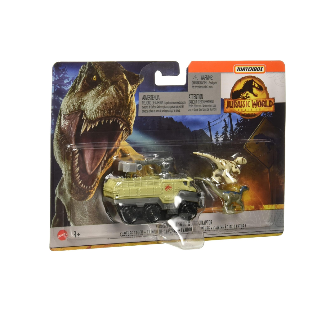 Mattel Matchbox Jurassic World სატვირთო დინოზავრებით