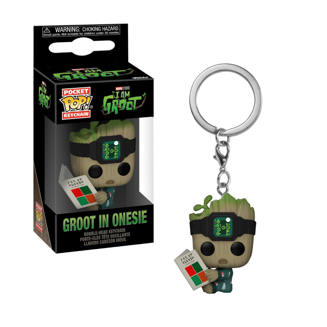 Funko Pop! Marvel Groot in Onesie with Book საკიდი